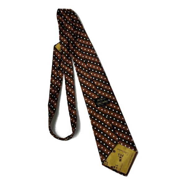Vintage MCM  70’s Mens Dress Tie by Custom Cravatieur - Picture 2 of 5